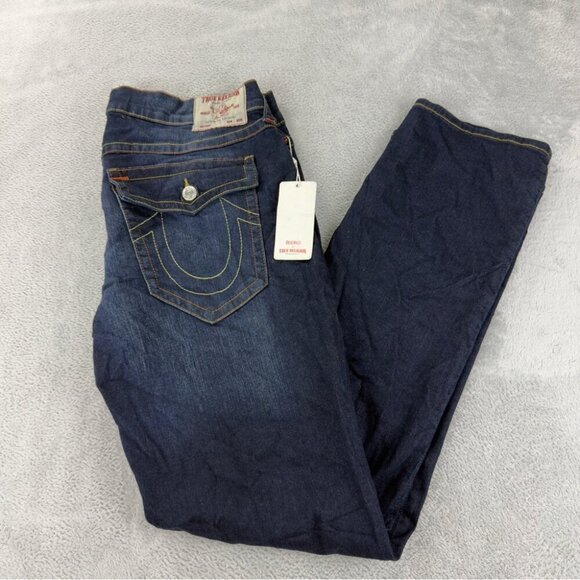 True Religion NWT Ricky Flap 34 105446 Ricky Relaxed Straight Men's Sz 40x34 - Picture 1 of 10
